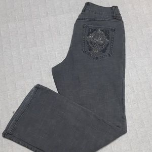 Chico's Platinum Grey Washed Jeans